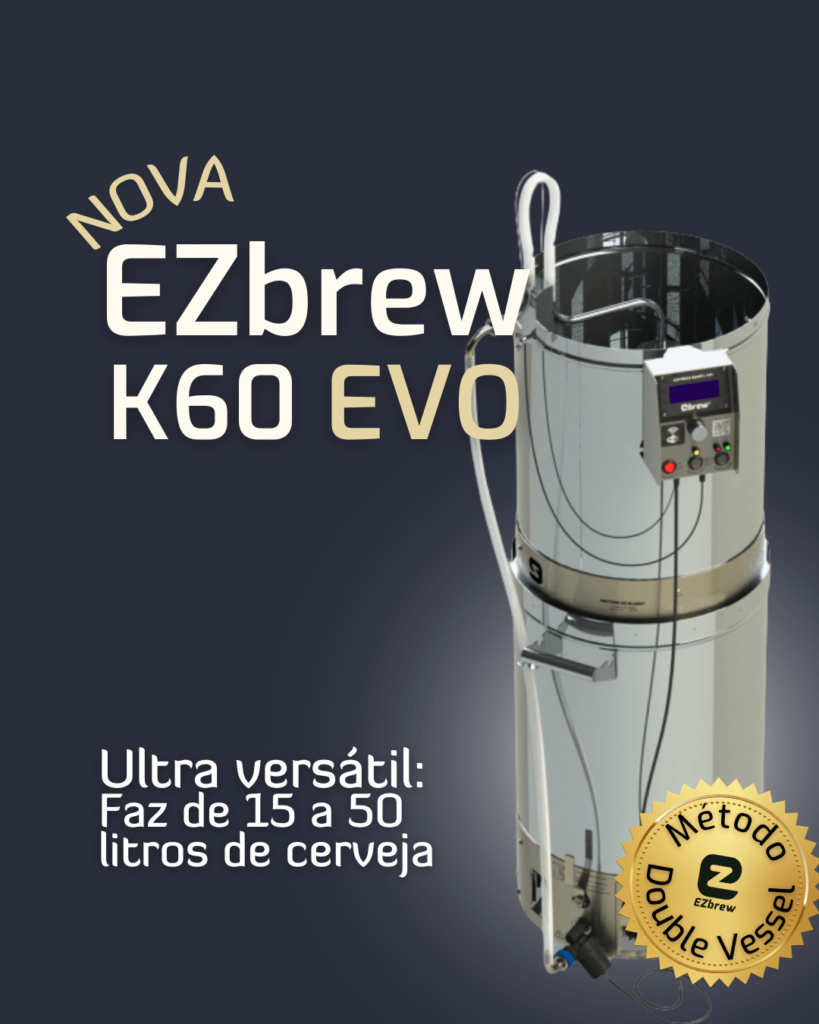 EZbrew K60 EVO - a evolução da K58 - panela cervejeira moderna e fácil de usar