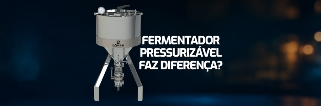 O fermentador pressurizável faz diferença ao permitir controle de pressão durante a fermentação, ajudando a ajustar o perfil sensorial e aumentar a repetibilidade.